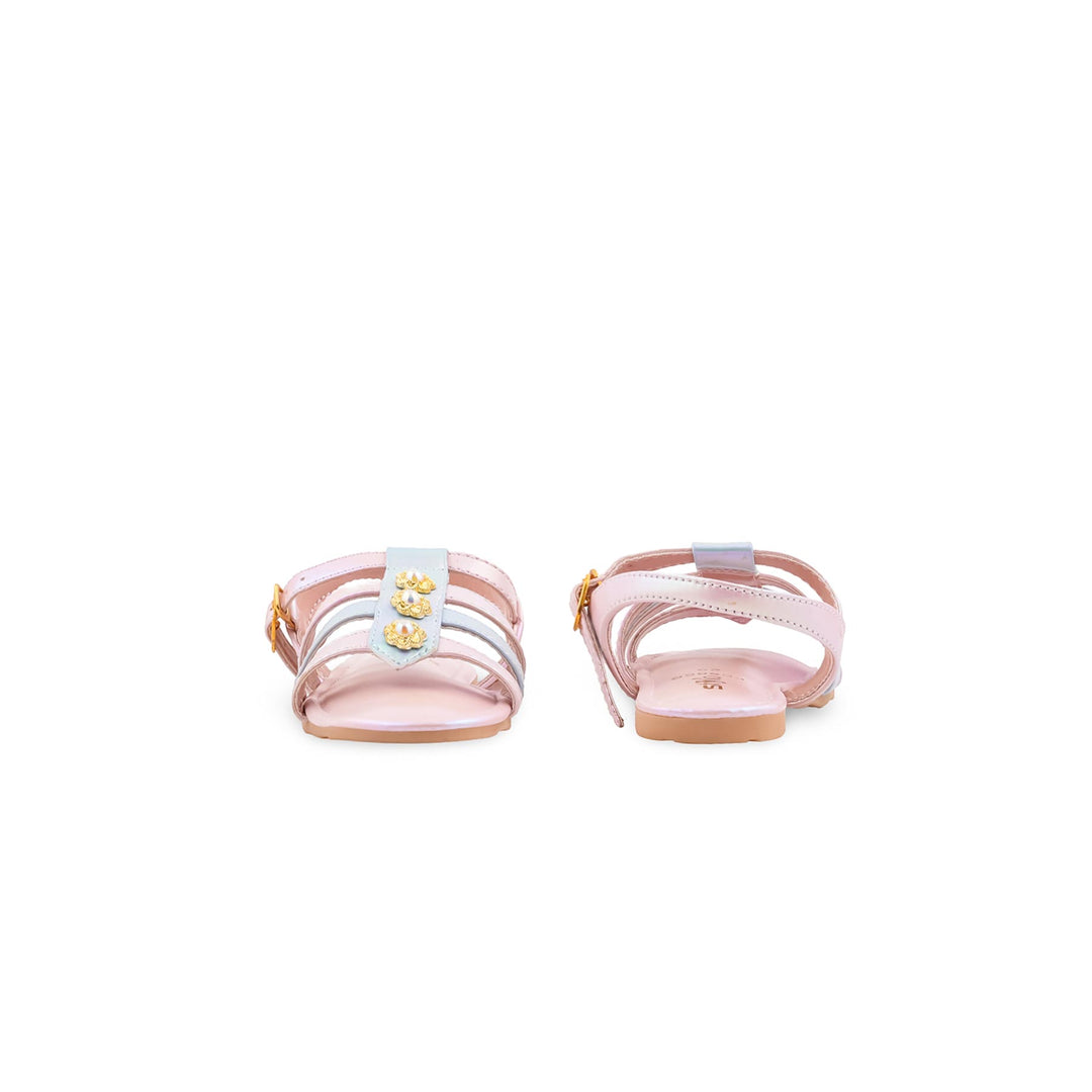 Girls Pink Formal Sandal KD5866