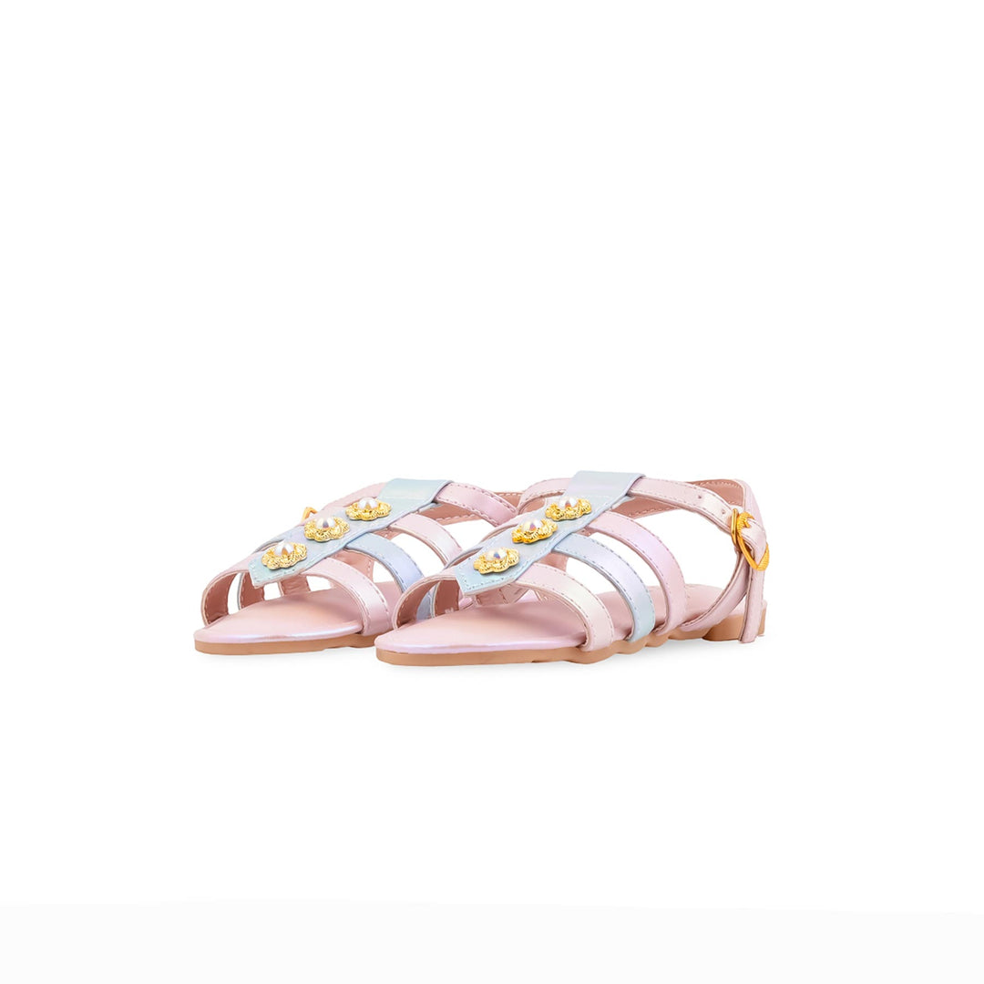 Girls Pink Formal Sandal KD5866