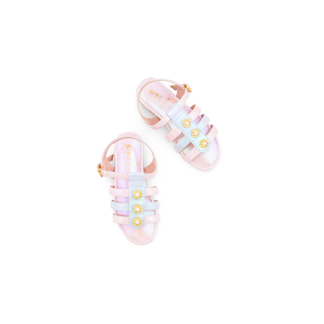 Girls Pink Formal Sandal KD5866
