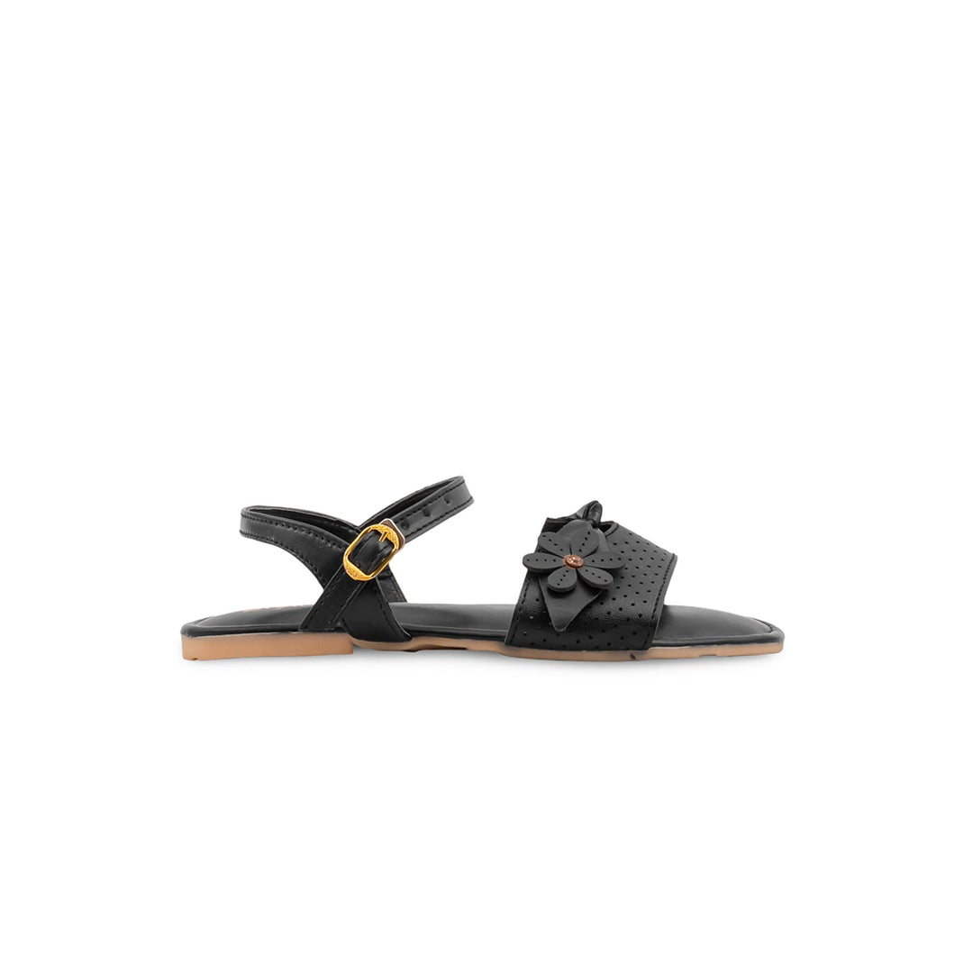 Girls Black Formal Sandal KD5867