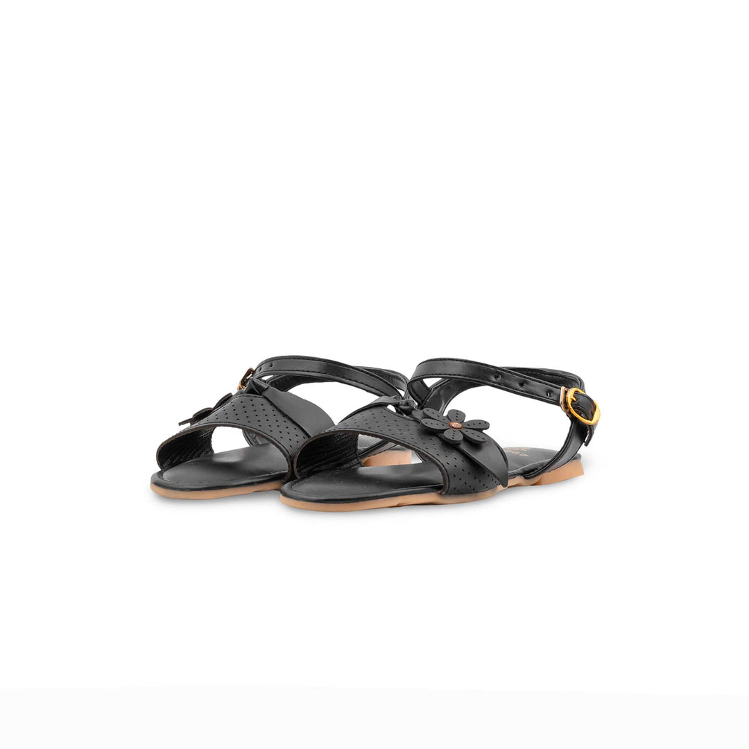 Girls Black Formal Sandal KD5867