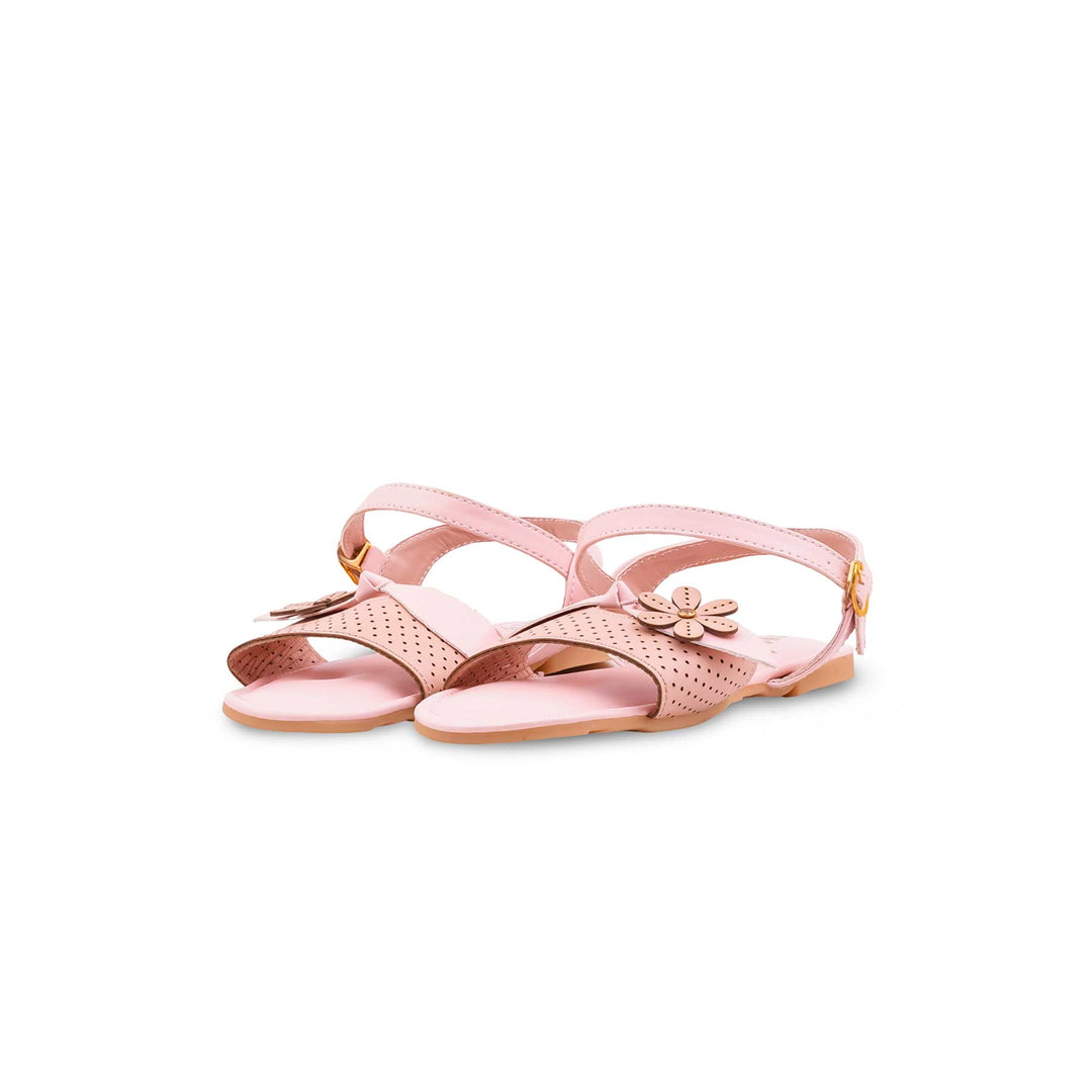 Girls Pink Formal Sandal KD5867