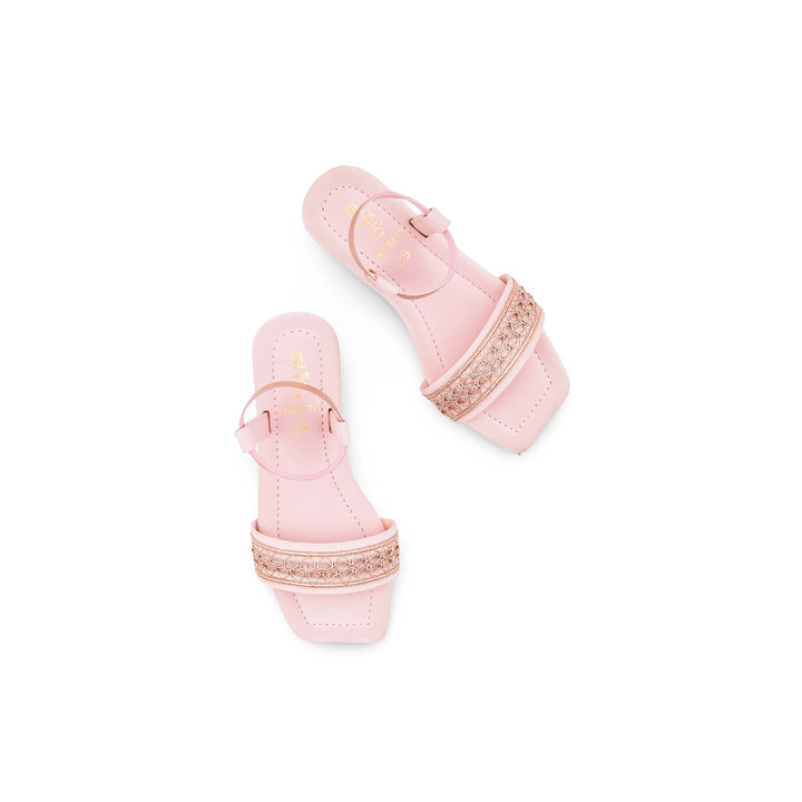 Girls Pink Casual Sandal KD5874