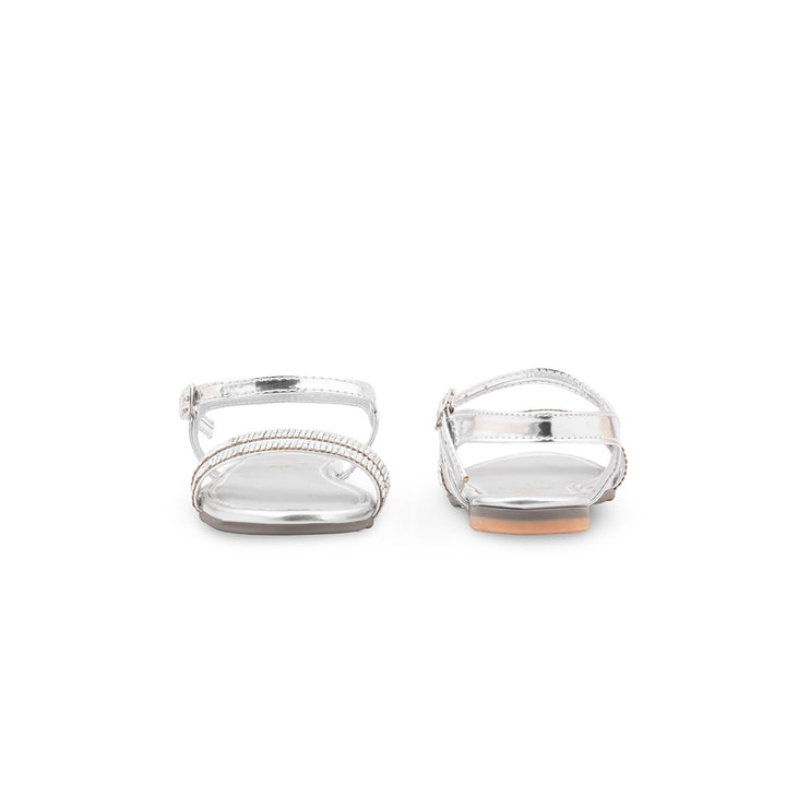 Girls Silver Fancy Sandal KD5878