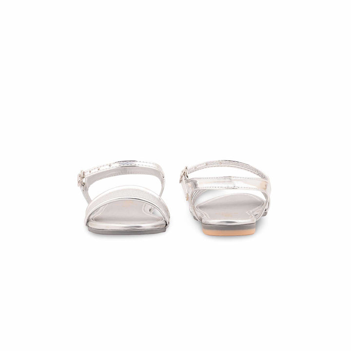 Girls Silver Fancy Sandal KD5879
