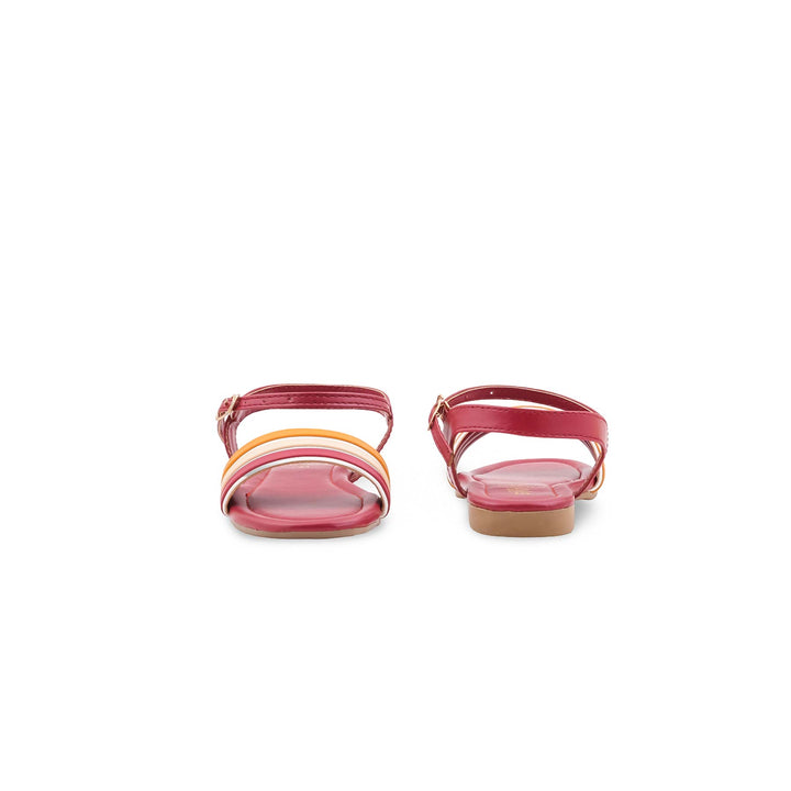 Girls Red Casual Sandal KD5880