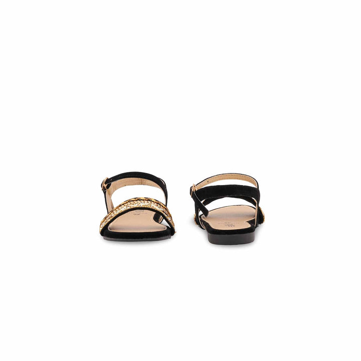 Girls Black Formal Sandal KD5882