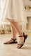 Girls Black Formal Sandal KD5883