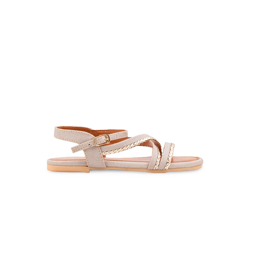 Girls Golden Fancy Sandal KD5900
