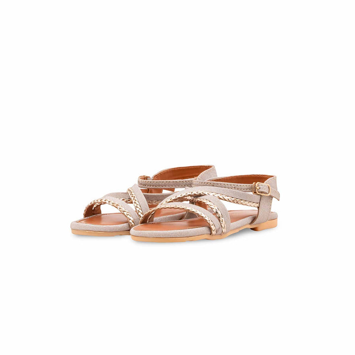 Girls Golden Fancy Sandal KD5900