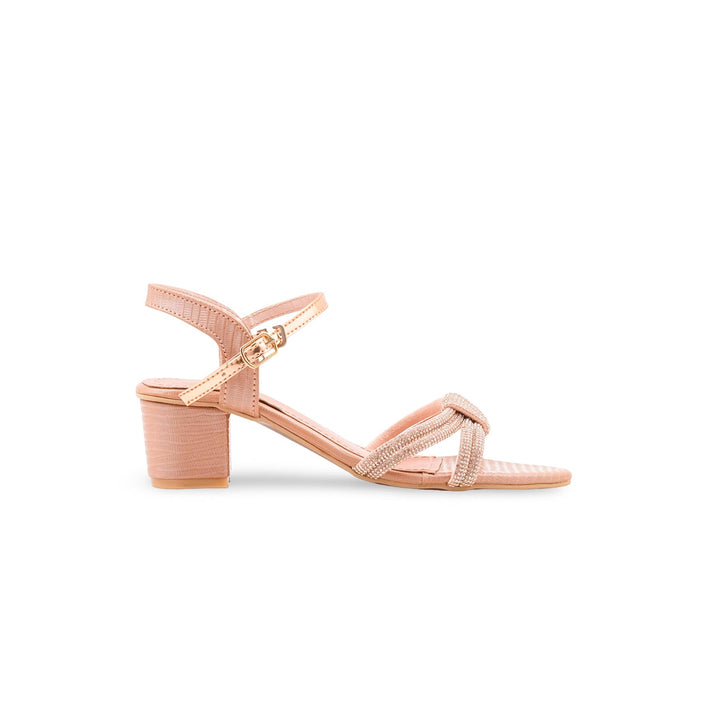 Girls Peach Fancy Sandal KD5902