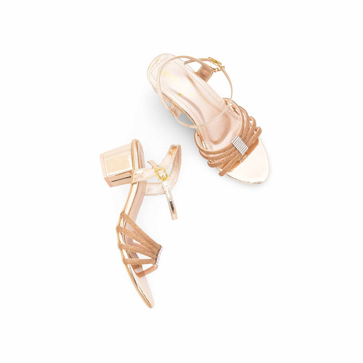 Girls Golden Fancy Sandal KD5903
