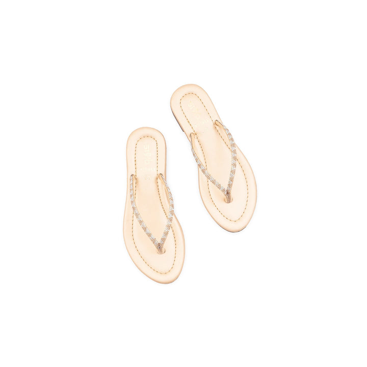 Girls Golden Fancy Slipper KD5911