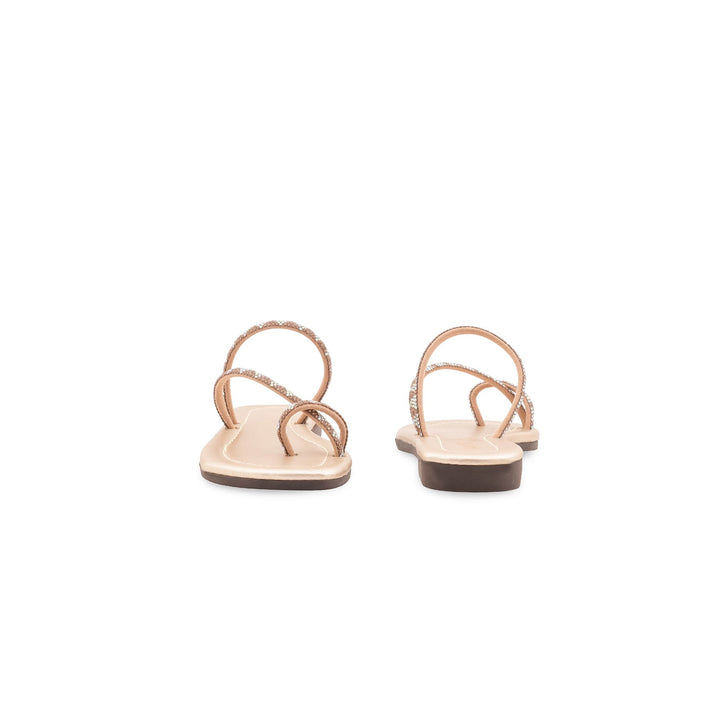 Girls Golden Fancy Slipper KD5916