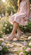 Girls Pink Fancy Slipper KD5919