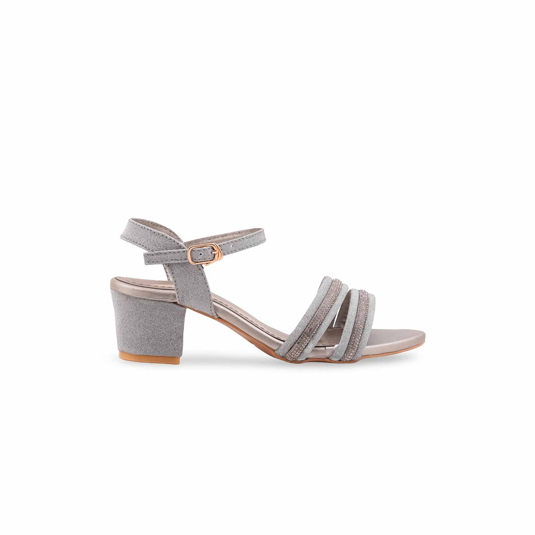 Girls Grey Fancy Sandal KD5928
