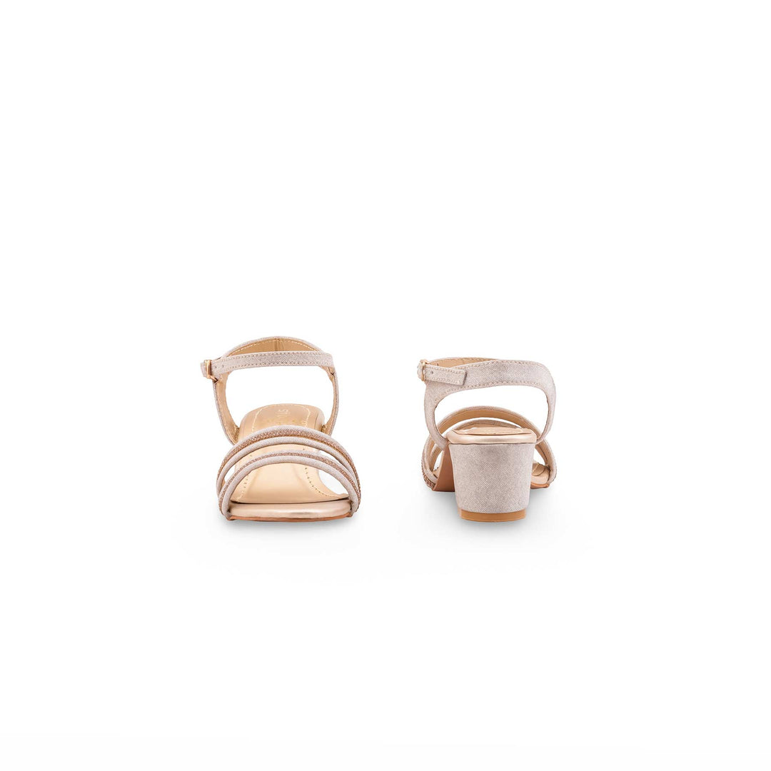 Girls Golden Fancy Sandal KD5928