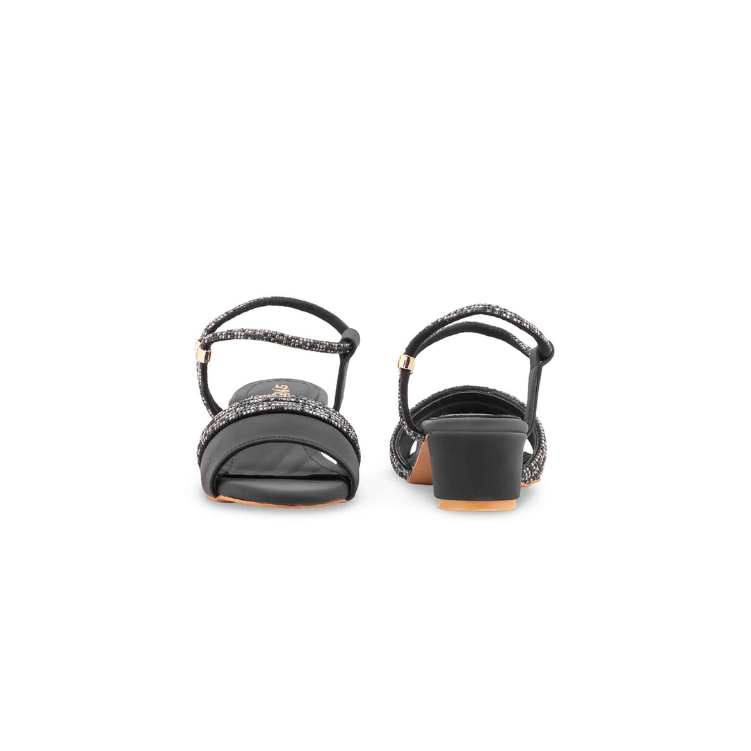 Girls Black Fancy Sandal KD5937