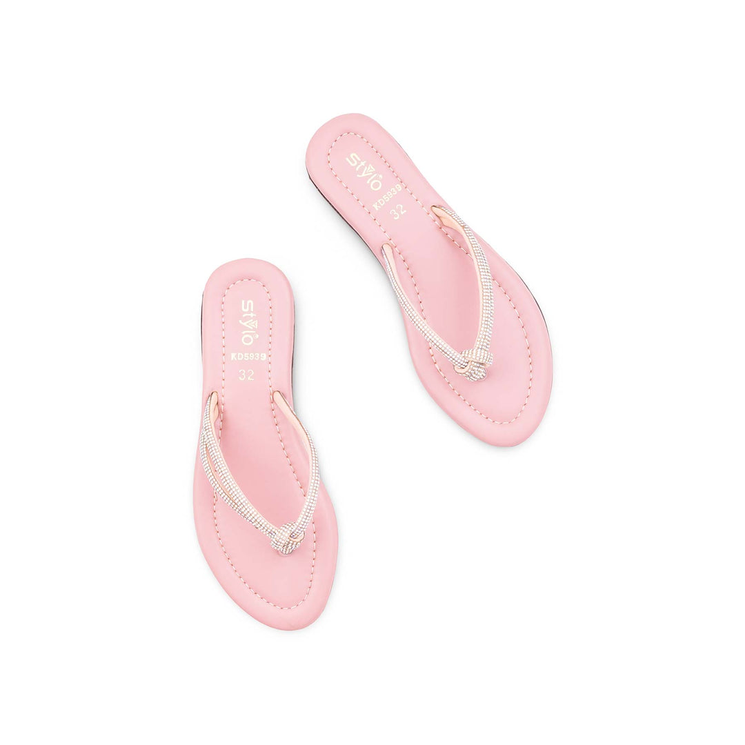 Girls Pink Fancy Slipper KD5939