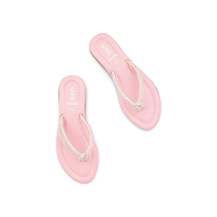 Girls Pink Fancy Slipper KD5939