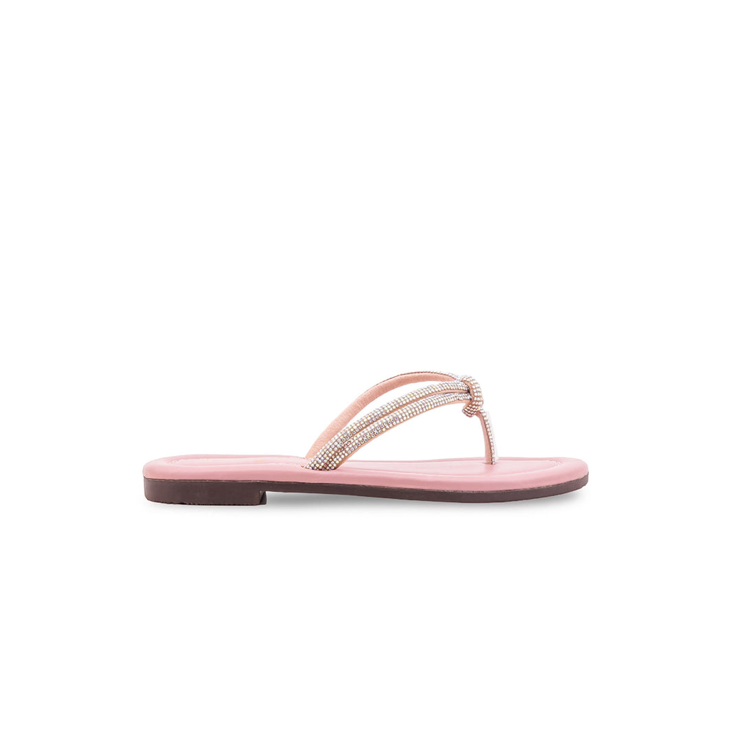 Girls Pink Fancy Slipper KD5939