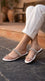 Girls White Fancy Slipper KD5948
