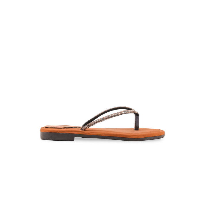 Girls Copper Fancy Slipper KD5951