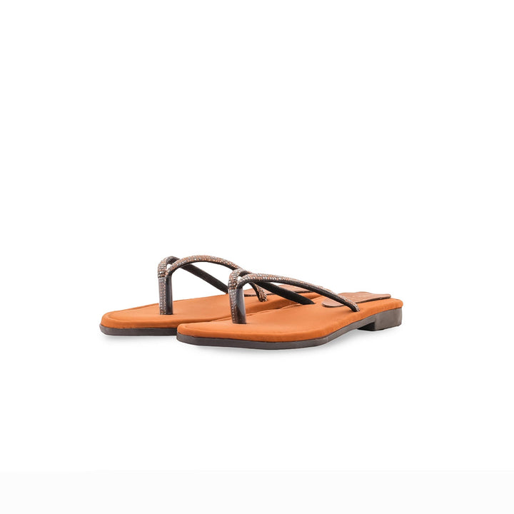 Girls Copper Fancy Slipper KD5951