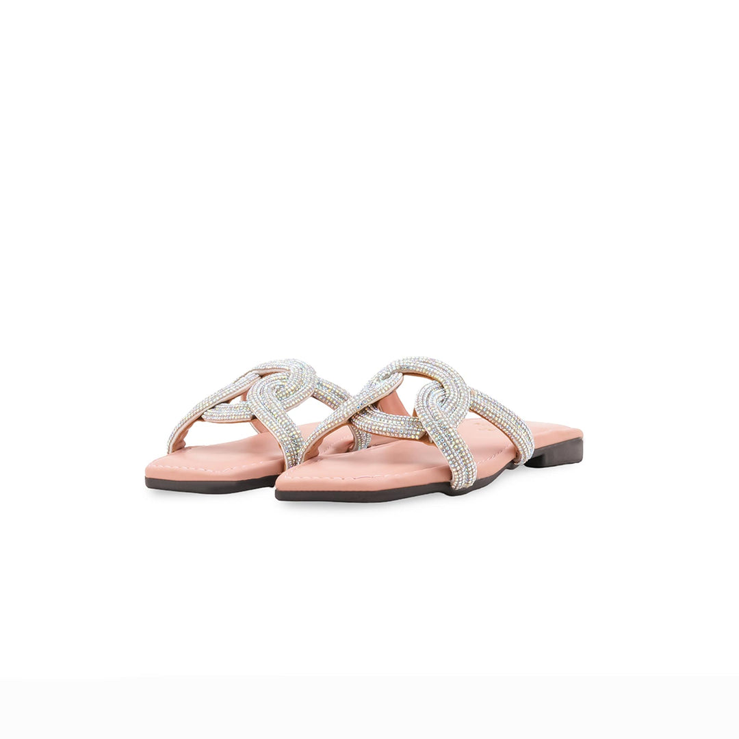 Girls Pink Fancy Slipper KD5954