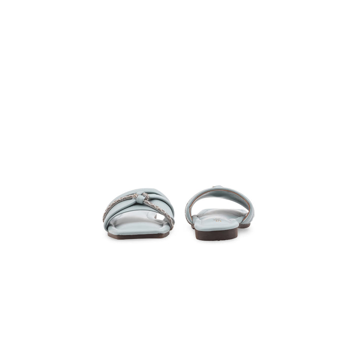 Girls Grey Formal Slipper KD5958