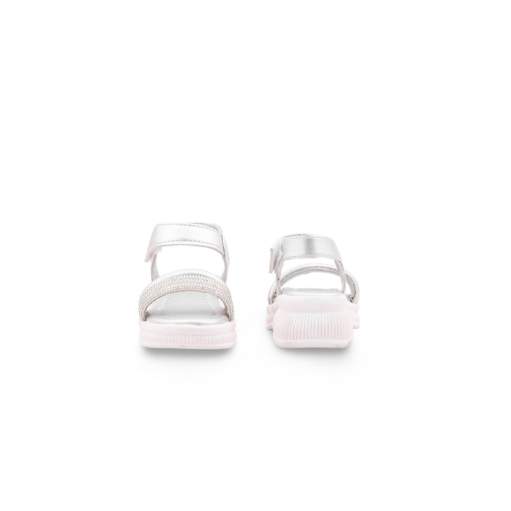 Girls Silver Fancy Sandal KD5961