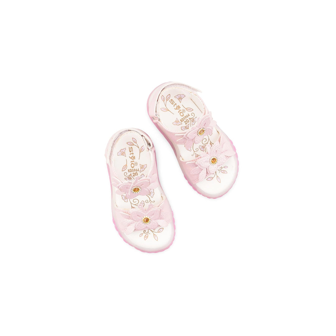 Girls Pink Formal Sandal KD5964
