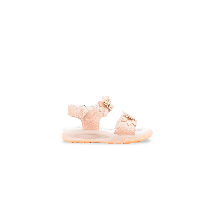 Girls Peach Formal Sandal KD5964