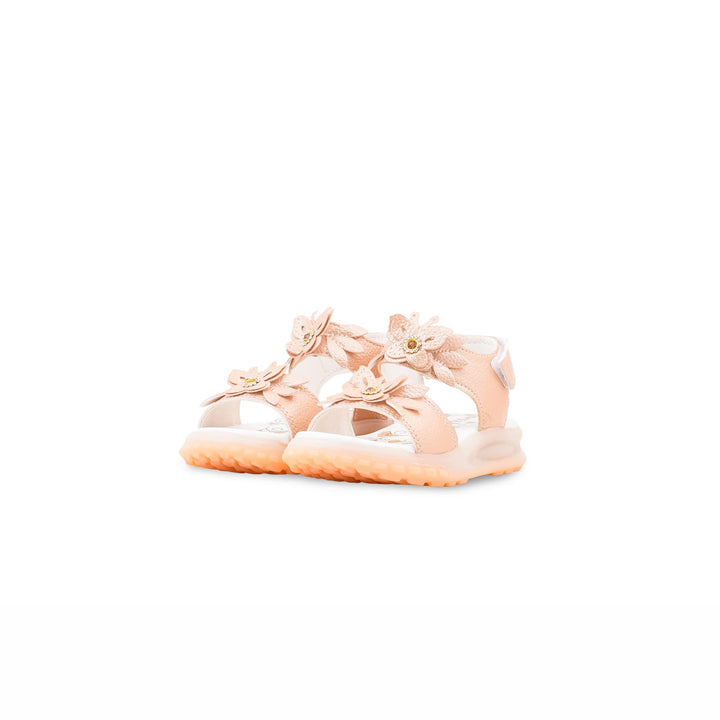 Girls Peach Formal Sandal KD5964