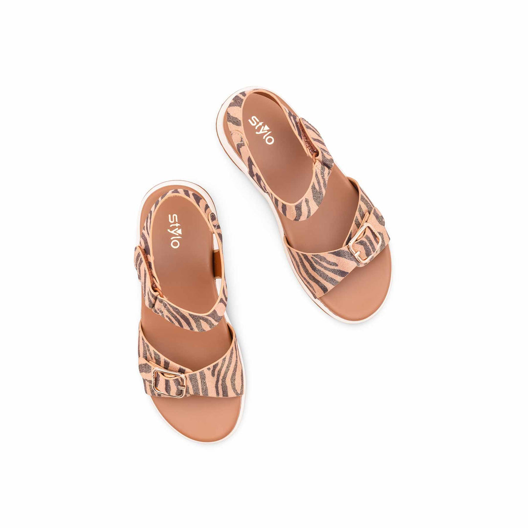 Girls Golden Formal Sandal KD5993