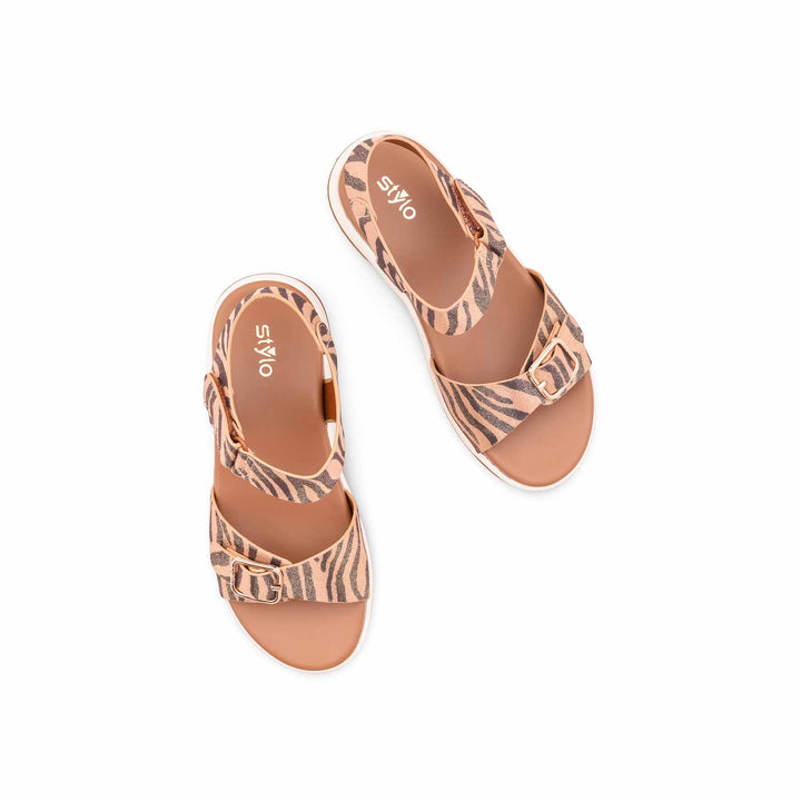 Girls Golden Formal Sandal KD5993