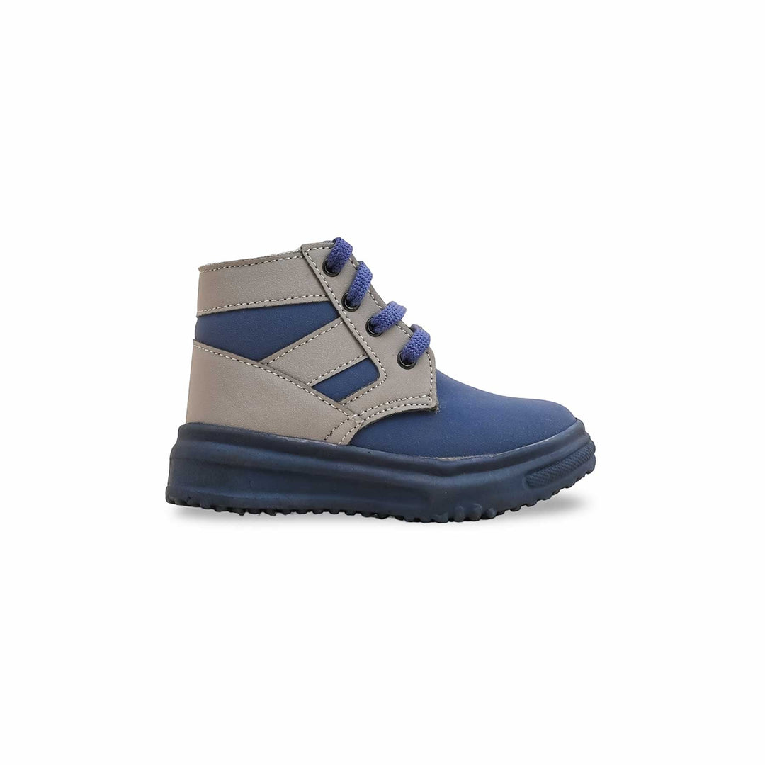 Boys Navy Formal Long Shoes KD8080