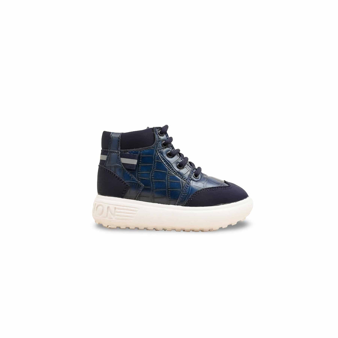 Boys Navy Formal Long Shoes KD8081