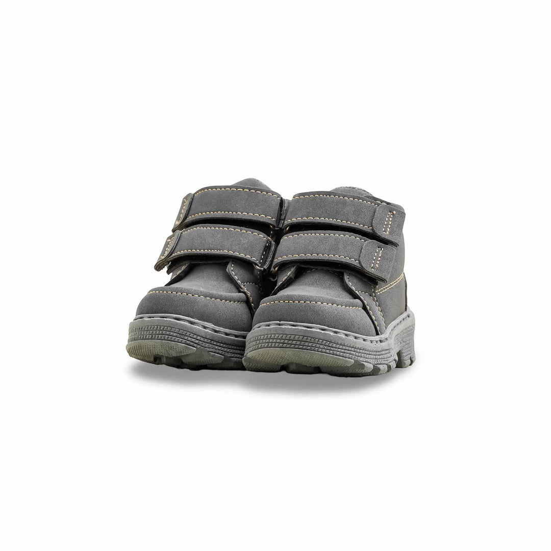 Boys Grey Formal Long Shoes KD8083