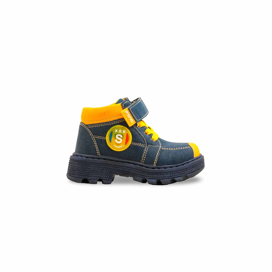 Boys Navy Formal Long Shoes KD8084