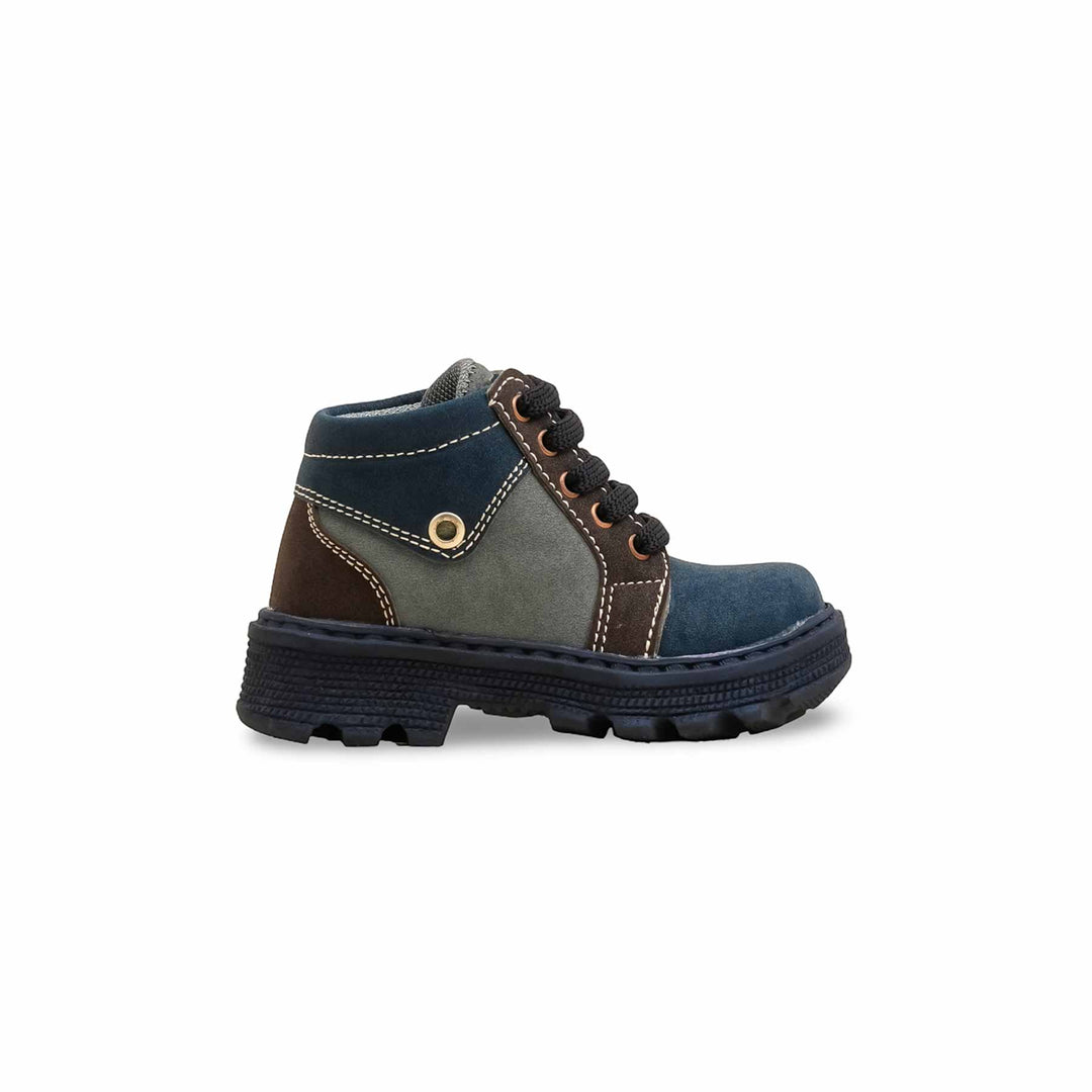 Boys Navy Formal Long Shoes KD8085
