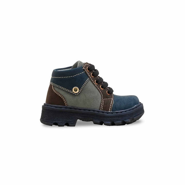 Boys Navy Formal Long Shoes KD8085