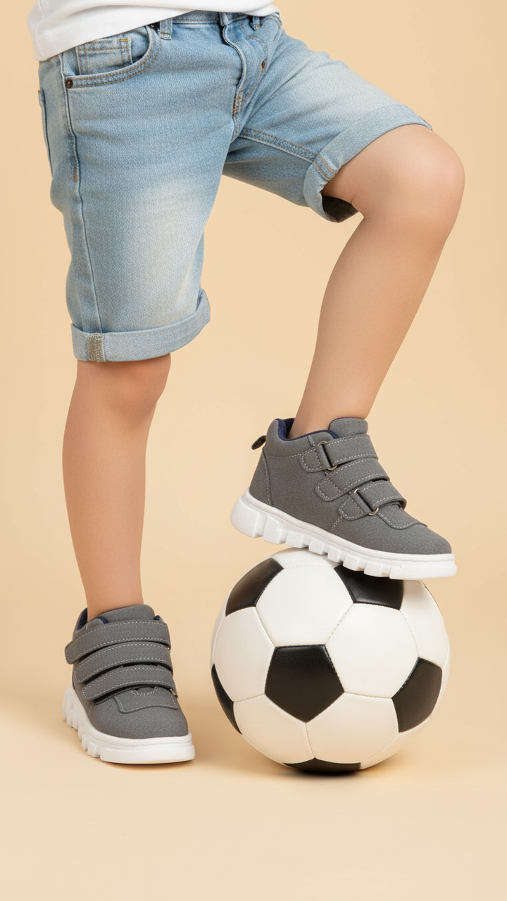 Boys Grey Casual Jogger KD8087
