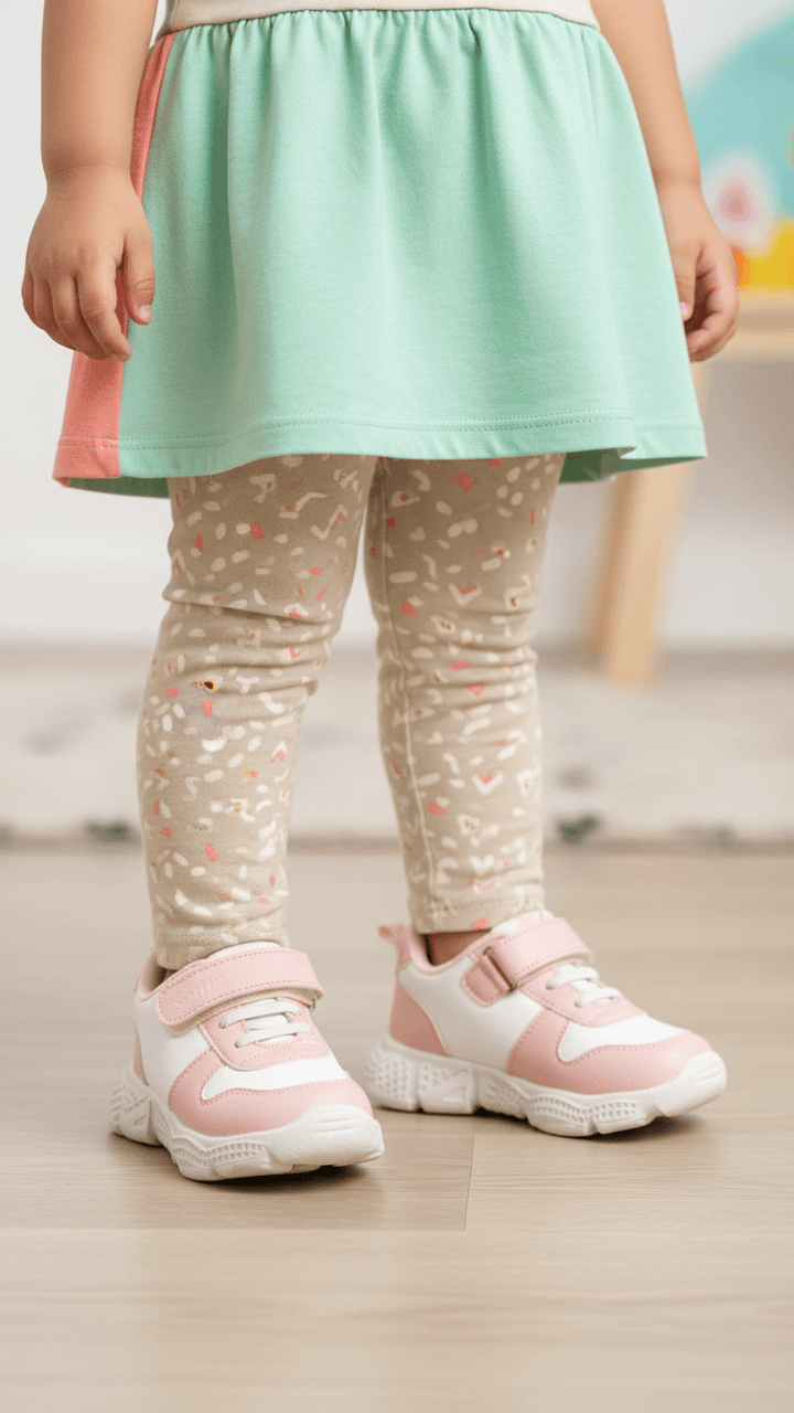 Girls Pink Casual Jogger KD8094