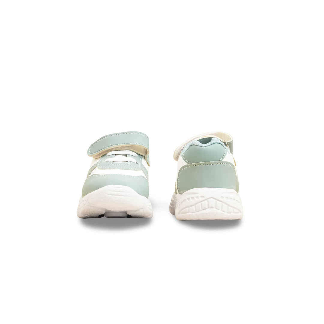 Girls Aqua Green Casual Jogger KD8094