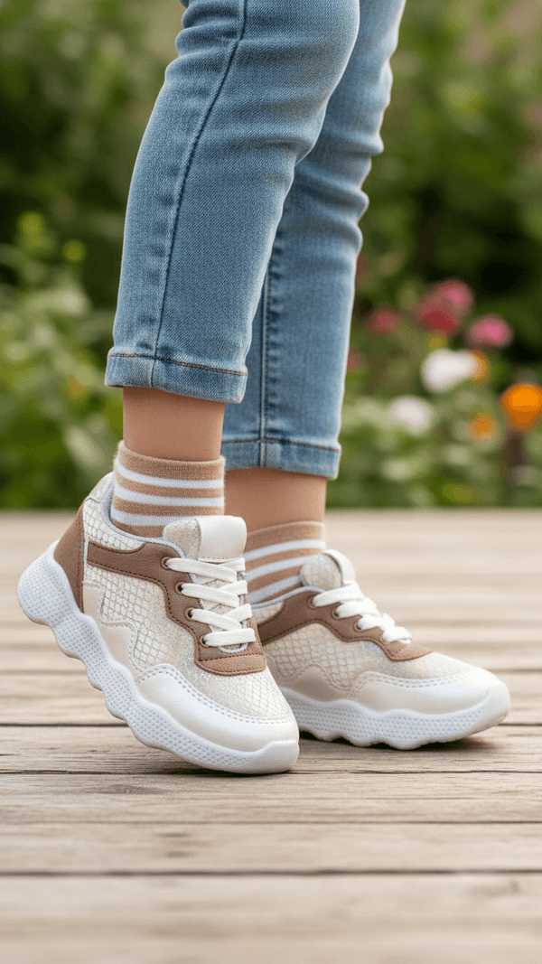 Girls Golden Casual Jogger KD8106