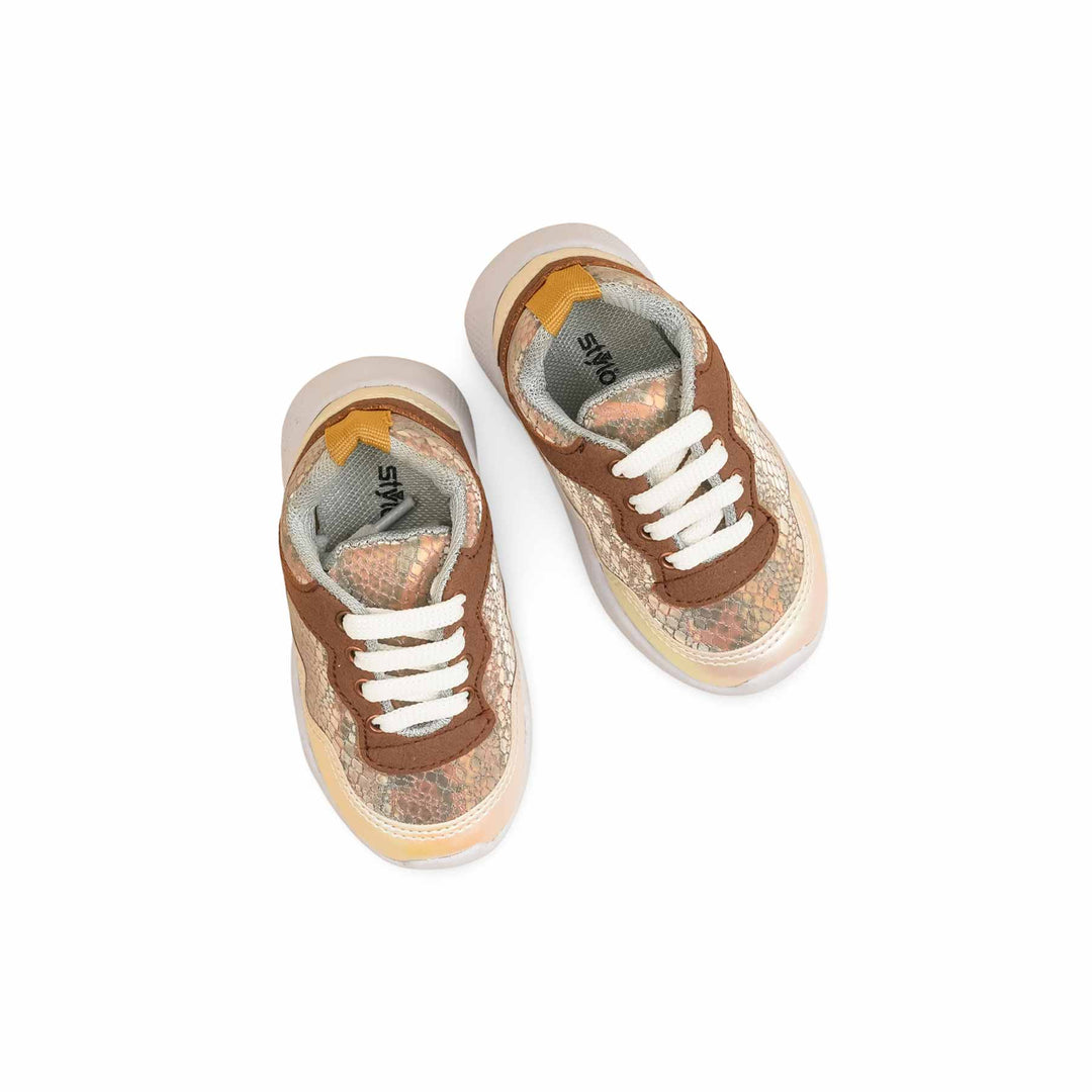 Girls Golden Casual Jogger KD8106