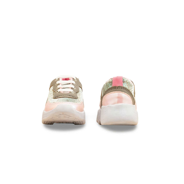Girls Pink Casual Jogger KD8106