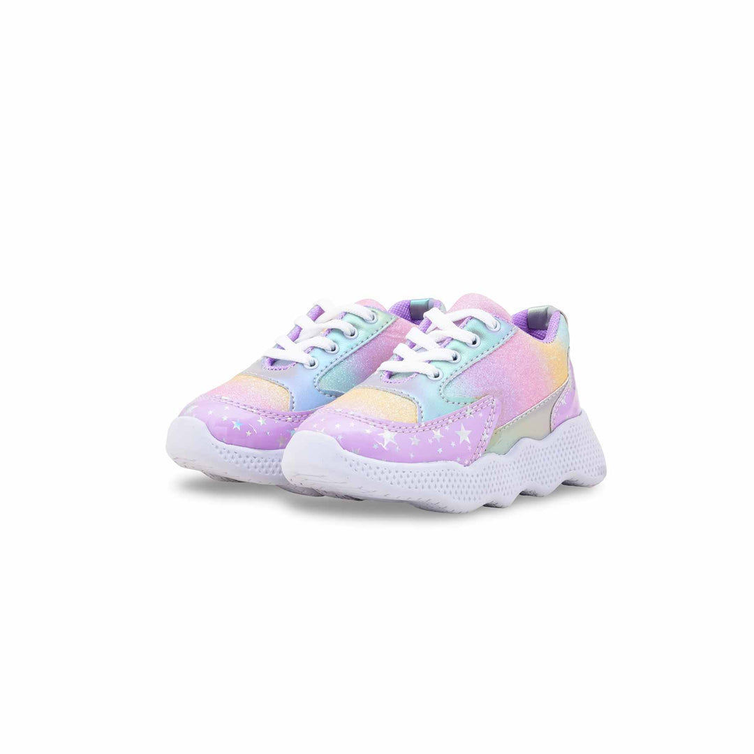 Girls Purple Casual Jogger KD8107