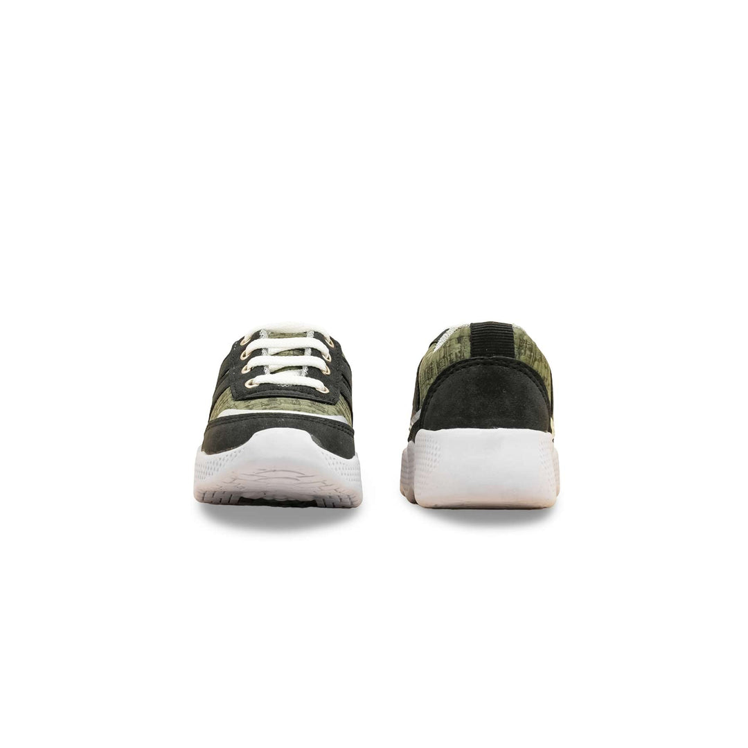 Girls Black Casual Jogger KD8108